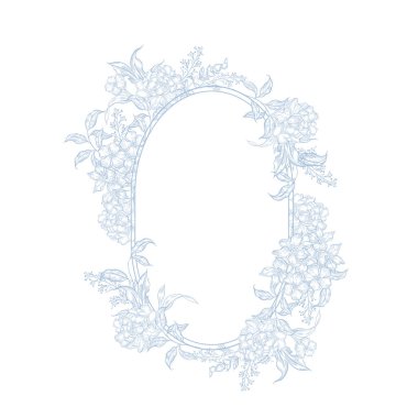 Çiçekli düğün çelengi. Görüntü