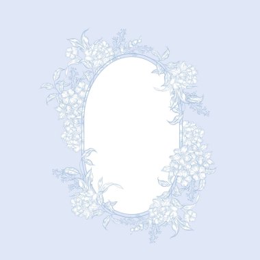 Çiçekli düğün çelengi. Görüntü