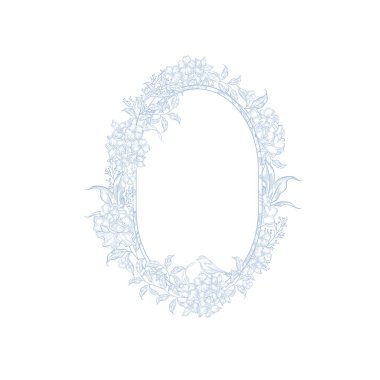 Çiçekli düğün çelengi. Görüntü