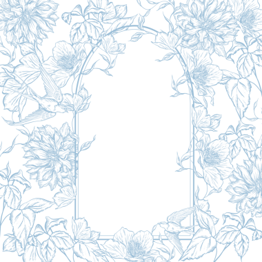 Çiçekli, grafiksel pembe düğün kartı. Görüntü