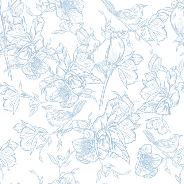 Çiçeklerle çizimsiz desen. Görüntü