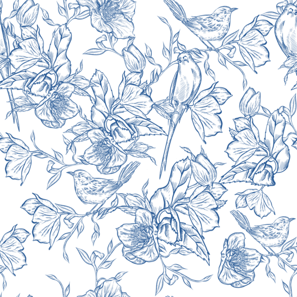 Çiçeklerle çizimsiz desen. Görüntü