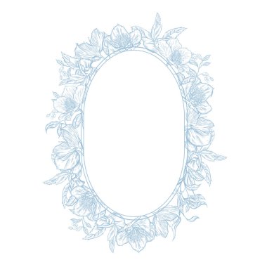 Çiçekli düğün çelengi. Görüntü