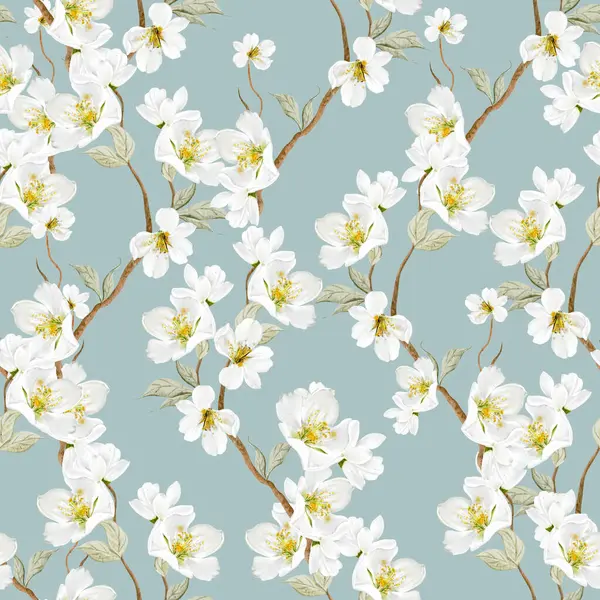 Kuşlar ve çiçeklerle bezenmiş çiçek desenli Chinoiserie. Görüntü