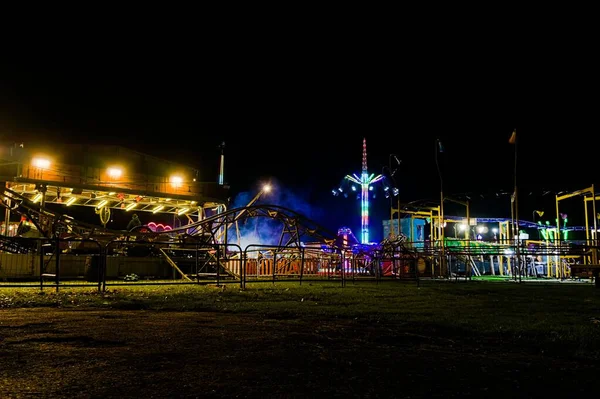 Blick Auf Die Boston May Fair Bei Nacht Park — Stockfoto