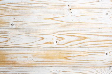 Wooden surface of plain boards with white paint in shabby chic style, background texture can be used as a rustic table or wall, copy space