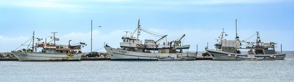 Nea Moudania Greece May 2023 Modern Industrial Fishing Boats Port — Stock Photo, Image