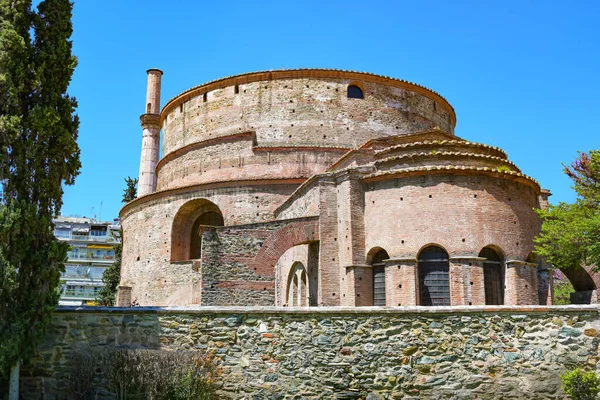 Rotunda Mauzoleum Galeriusza Zabytek Zabytek Wieku Obecnie Cerkiew Agios Georgios — Zdjęcie stockowe