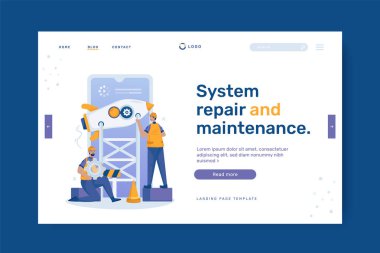 İniş sayfası tasarımında roket motorlarını tamir eden yazılım geliştiricisi