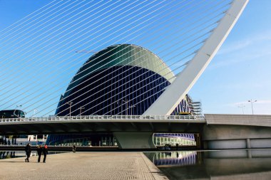 VALENCIA, SPAIN - December 27, 2018: City of arts and sciences, Valencia, Spain.
