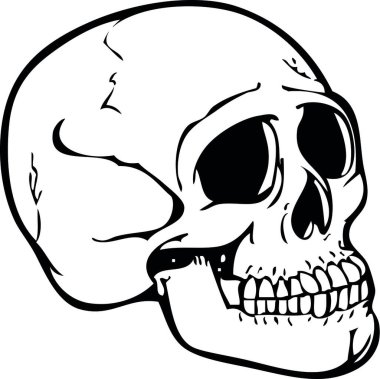 Kurukafa Siyah ve Beyaz Görüntü