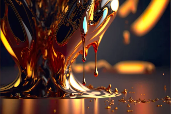 Abstraction, depth of field, vivid colors, golden body waves, sparkling splashes, many details, photography, unreal engine, Cycles, Redshift, Octane, V-Ray, Corona, Arnold, render, mega realistic, super quality, photorealistic, focal length, volume,