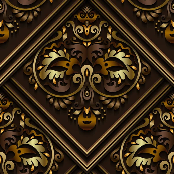Vektor Abstrakte Dekorative Ethnische Ornamentale Nahtlose Muster Bunte Farbverlauf Fliese — Stockvektor