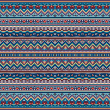 Soyut etnik çizgiler, pürüzsüz desen, süslemeli vektör vintage arka plan