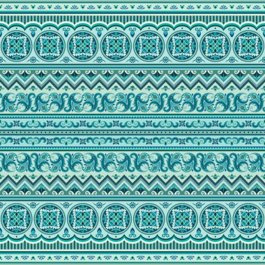 Soyut etnik çizgiler, pürüzsüz desen, süslemeli vektör vintage arka plan