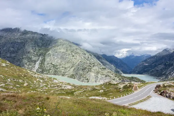 Majestuosa Hermosa Vista Las Montañas Los Alpes Suizos Belleza Naturaleza — Foto de Stock