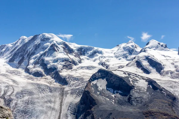 Derretimiento Glaciares Los Alpes Suizos — Foto de Stock