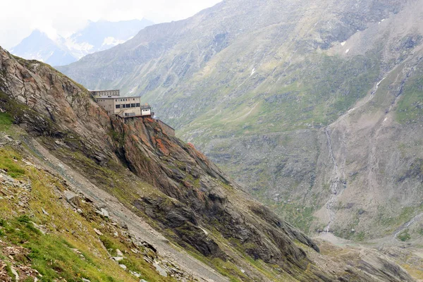 Bezoekerscentrum Kaiser Franz Josefs Hoehe Bergpanorama Bij Grossglockner High Alpine — Stockfoto