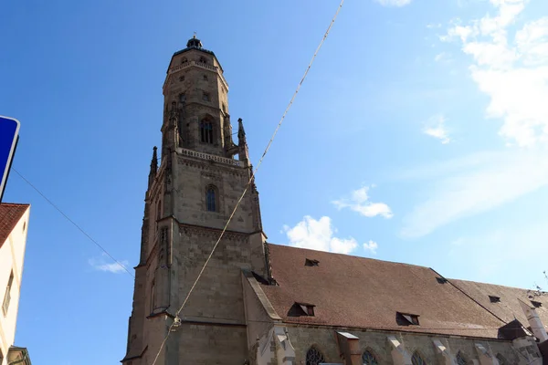 Igreja Gótica Georg Noerdlingen Baviera Alemanha — Fotografia de Stock