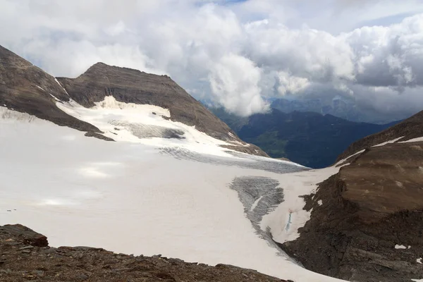 Bergsneeuw Gletsjerpanorama Met Top Hohe Dock Glockner Group Oostenrijk — Stockfoto