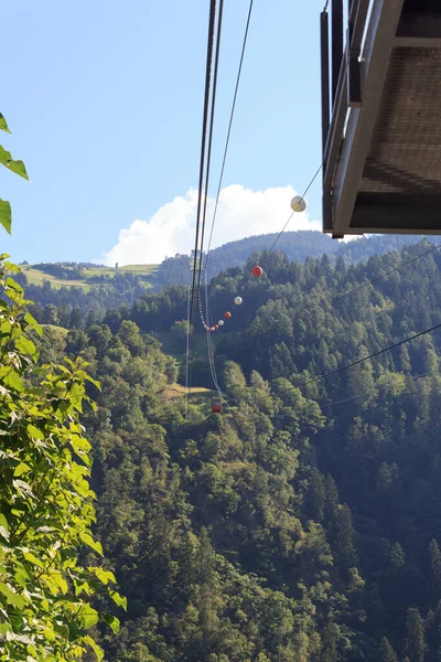Gondelbahn Auf Den Hirzer Saltaus Südtirol Italien — Stockfoto