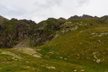 Texel Grubu 'ndaki Dağ Panoraması, Güney Tyrol, İtalya