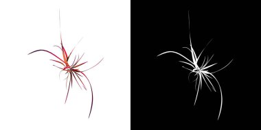 Bitki Kırmızı Çimen 1 Ağaç png üst görünümü alfa kanalı ile kesme 3B görüntüleme