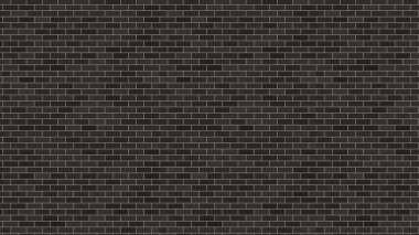 Kara Tuğla malzeme dokusu 2 siyah tuğla duvar arkaplanı. Kusursuz desen