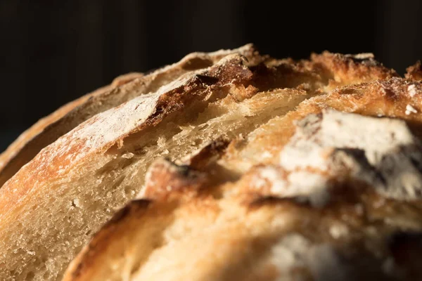 Stock image Macro close-up image of a sliced bread