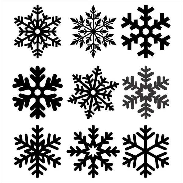 Kar ikonlarının toplanması. Görüntü.