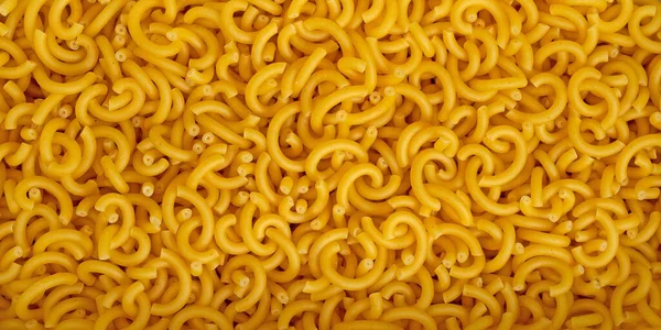 Gaffelspaghetti Nudlar Närbild — Stockfoto