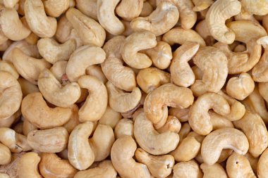 Kaju fıstığı yakın planda.