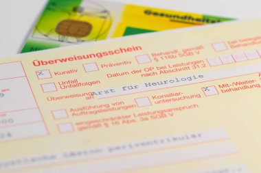 Nörologa sevk formu