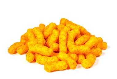 Fıstık beyaz bir arkaplanda takla atar