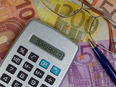 Ekranda Vatandaş Gelirleri sözcüğüyle hesap makinesi