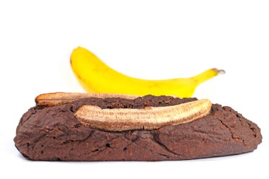 Beyaz arka planda muzlu ekmek