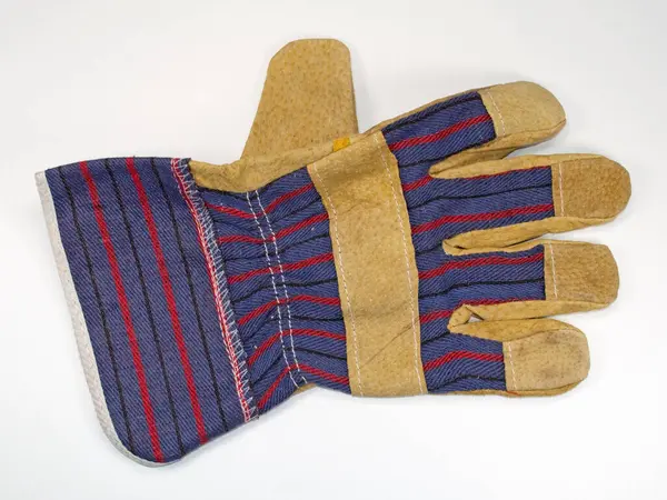 Yakın planda iş eldivenleri.