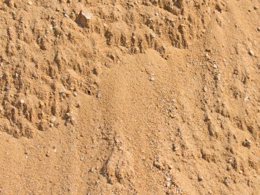 Yakın planda kum inşa etmek