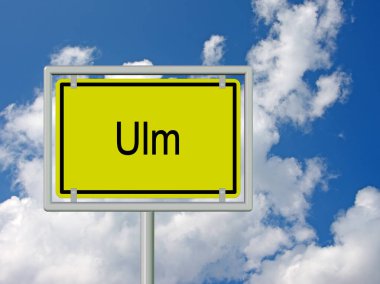 Ulm, kasaba tabelasını kapat.