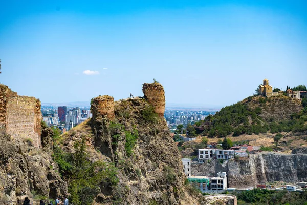 Ruins Old Fortress Tbilisi High Quality Photo — ストック写真