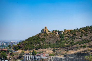 ruins of an old fortress in Tbilisi. High quality photo