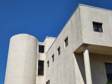 Indiana University College Campus White Building Kokomo Closeup