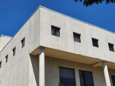 Indiana University College Campus White Building Kokomo Closeup