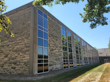 Indiana University College Campus Brick Building Kokomo Closeup