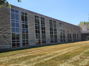 Indiana University College Campus Brick Building Kokomo Closeup