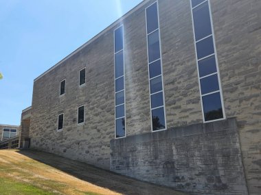 Indiana University College Campus Brick Building Kokomo Closeup