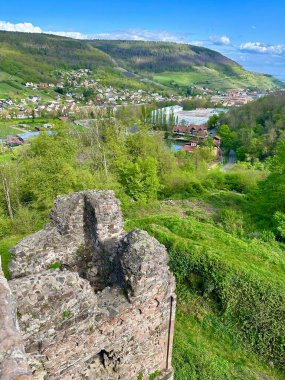 Verdant Valley Vista: Hugstein Kalesi 'nden Buhl ve Guebwiller' a
