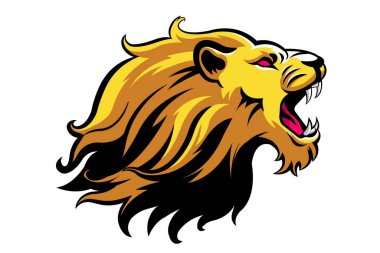 Aslan Vektörü Logosu Çizim biçimi.