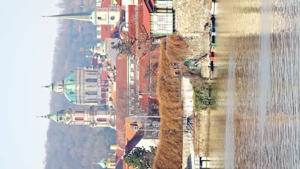 Praga Ciudad Vieja República Checa Con Lugares Interés Famosos Segundo — Vídeo de stock