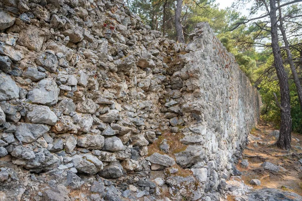 トルコのフェティー近くのクレオパトラバース湾の古代の壁 高品質の写真 — ストック写真